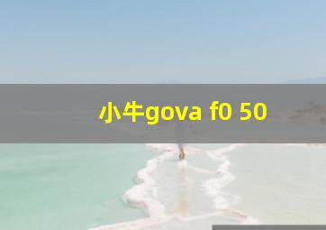 小牛gova f0 50